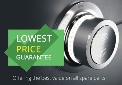 Lowest Price Guarantee on all shower spare parts and accessories