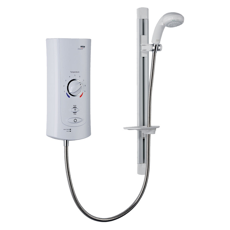 Mira Advance ATL Thermostatic Electric Shower 9.0kW - White/Chrome | Mira 1.1643.001 | National 