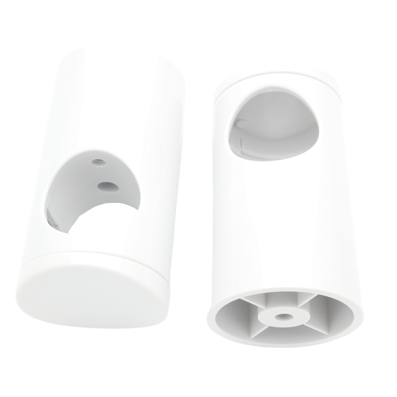 Aqualisa 25mm adjustable rail ends (pair) - white | Aqualisa 910523 ...