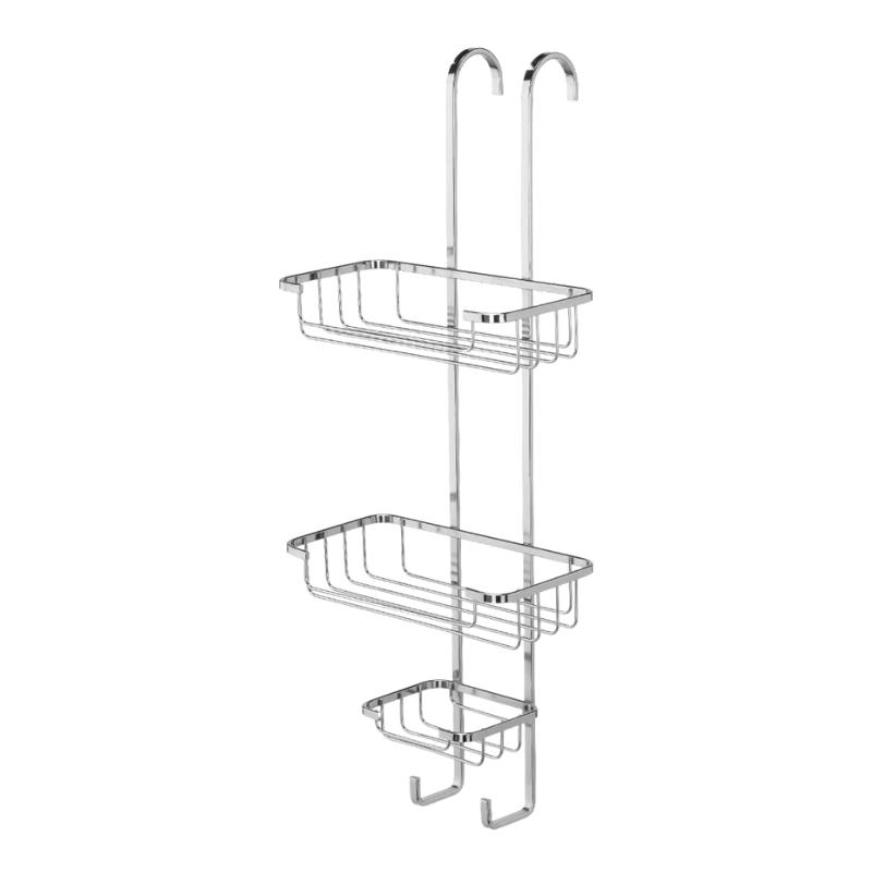 Croydex Stainless Steel Over-Hook Three Tier Basket - Chrome | Croydex ...