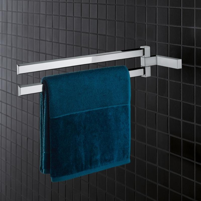 Grohe Selection Cube Double Towel Rail Bar - Chrome | Grohe 40768000 ...