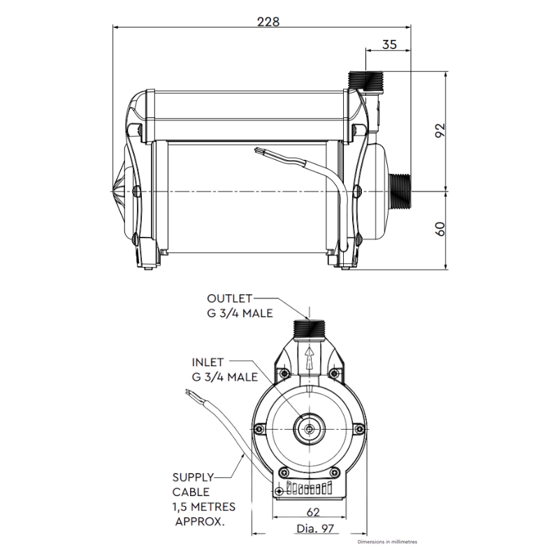 Stuart Turner Showermate TP S2.0 Bar Single Shower Pump | Stuart Turner ...