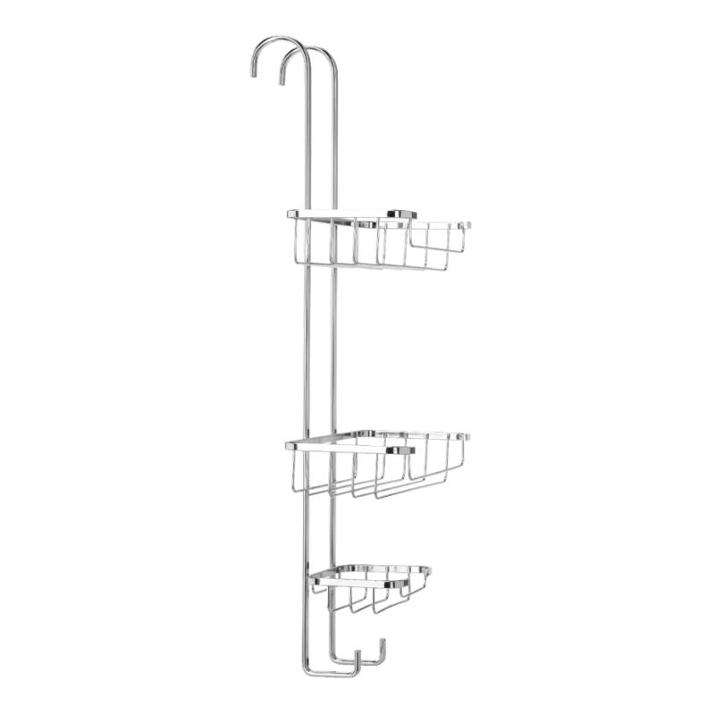 Croydex Stainless Steel Over-Hook Three Tier Basket - Chrome | Croydex ...