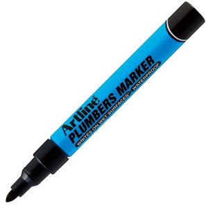 Artline Plumbers Marker - Black (EKPR PLM BLK) - main image 1