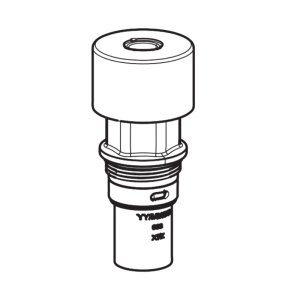 Bristan Handle Assembly With Time Flow Cartridge (5504618) - main image 1