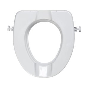 Croydex Carragh Raised Toilet Seat - White (WL410022H) - main image 1