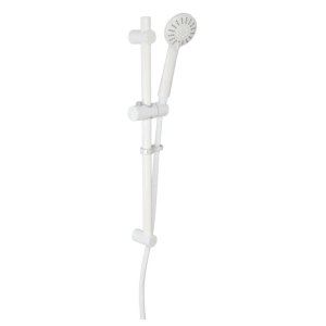 Croydex Leo Shower Set/Shower Rail Set - 3 Spray - White (AM175722PB) - main image 1