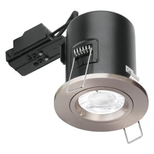 Enlite GU10 Fixed Downlight - Satin Nickel (EN-FD101SN) - main image 1