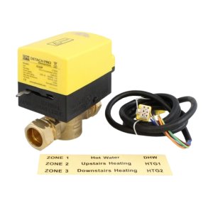 EPH Detach Pro 2 Port Motorised Valve - 22mm (V222P) - main image 1