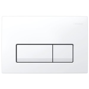 Geberit Delta50 Dual Flush Plate - White (115.105.11.5) - main image 1