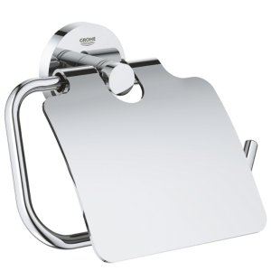 Grohe Start Toilet Paper Holder With Cover - Chrome (41179000) - main image 1