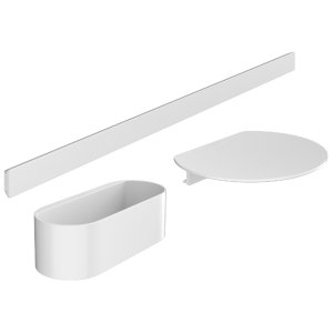 Hansgrohe WallStoris Bathtub Bundle - Matt White (27966700) - main image 1