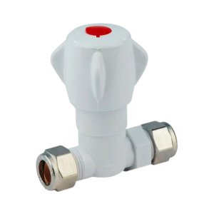 Heatrae Sadia Express Inlet Control Valve - White 15mm x 15mm (95605444) - main image 1