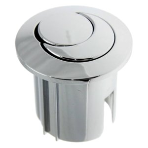 Roca D2D Short Shroud Push Button with Threaded Rods - Chrome (AH0001800R) - main image 1