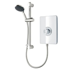 Triton Aspirante Electric Shower 8.5kW - White Gloss (ASP08GSWHT) - main image 1