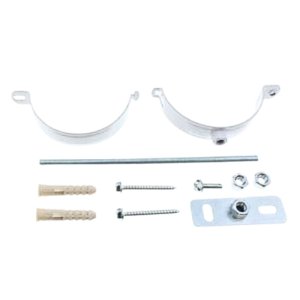 Universal Flue Support Bracket Kit - White (UNIFLUECLAMPKIT) - main image 1