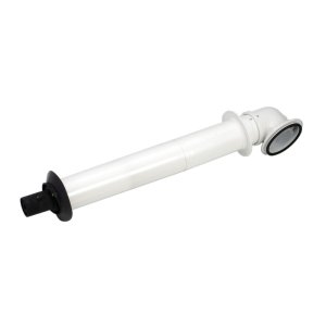 Worcester 100mm Telescopic Horizontal Standard Flue & Terminal - 350 - 570mm (7716191082) - main image 1