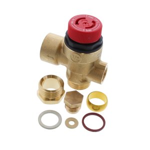 Worcester Bosch Pressure Relief Valve - 1/2" x 15mm x 1/8" (87161424160) - main image 1