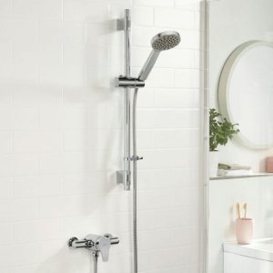 Bristan Capri 3 Exposed Mini Valve Mixer Shower - Chrome (CAP3 SHXAR C) - main image 2