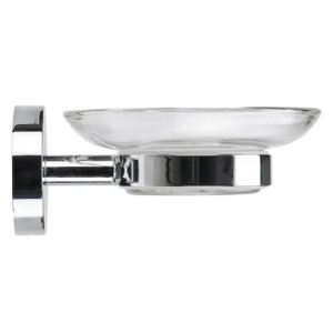 Croydex Flexi-Fix Epsom Soap Dish and Holder - Chrome (QM481941) - main image 2