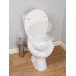 Croydex Sensori Self Closing Toilet Seat - White (WL533022E) - main image 2