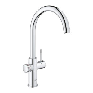 Grohe Red Duo Kitchen Tap and Large Size Boiler - C Spout - Chrome (30328001) - main image 2