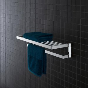 Grohe Selection Cube Multi Bath Towel Rack - Chrome (40804000) - main image 2