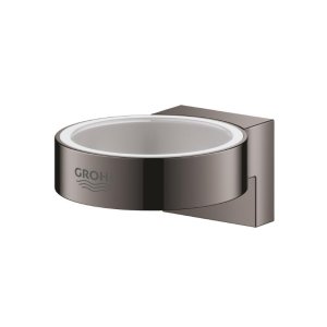 Grohe Selection Glass/Soap Dish Holder - Hard Graphite (41027A00) - main image 2