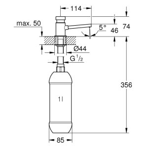 Grohe Soap Dispenser - Chrome (36194000) - main image 2