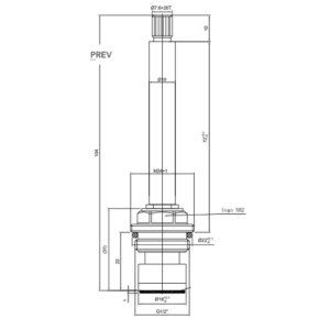 Inventive Creations Left Hand Opening Flow Cartridge - 1/2" (SH2L) - main image 2