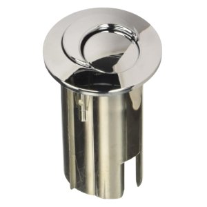 Roca D2D Long Shroud Dual Flush Push Button With Threaded Rods - Chrome (AH0001700R) - main image 2