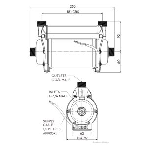 Stuart Turner Showermate TP S1.5 Bar Twin Shower Pump (49084) - main image 2