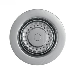 Top-Fix Kitchen Strainer with Overflow BSW-TOP-01-PS - Polished Steel (TFIXK1) - main image 2