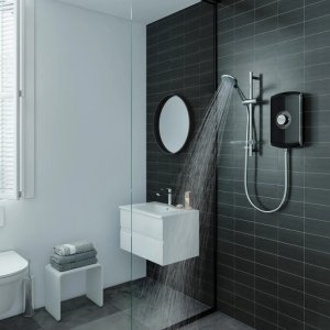 Triton Amore Electric Shower 8.5kW - Black Gloss (ASPAMO8GSBLK) - main image 2