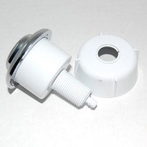 Twyford push button single flush air - chrome (CF9001CP) - main image 2