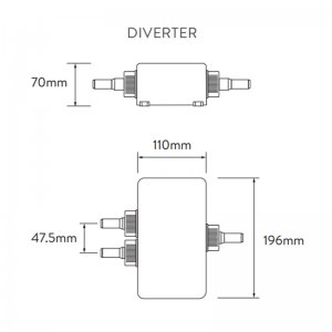 Aqualisa Quartz concealed shower with adjustable & fixed ceiling shower heads - Gravity Pumped (QZD.A2.BV.DVFC.18) - main image 3