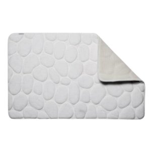 Croydex White Pebble Memory Foam Bathroom Mat (AN700122) - main image 3