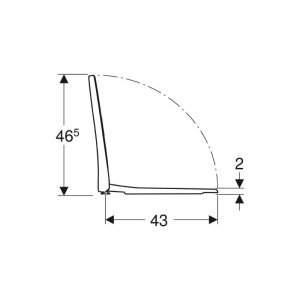 Geberit iCon Toilet Seat - Slim Design - White (500.835.01.1) - main image 3