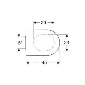 Geberit iCon Toilet Seat - White (574130000) - main image 3