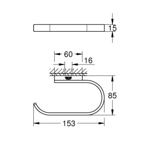 Grohe Selection Toilet Roll Holder - Warm Sunset (41068DA0) - main image 3