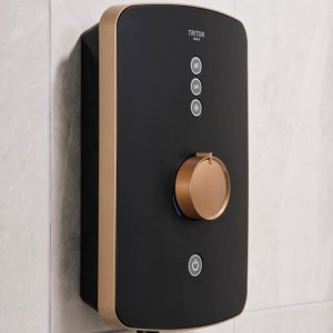 Triton Amala Electric Shower 9.5kW - Brushed Copper (REAMA99) - main image 3