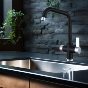 Westco Clever Alpina Instant 4-in-1 Digital Boiling Water Tap - Black/Chrome (922222UK) - main image 3