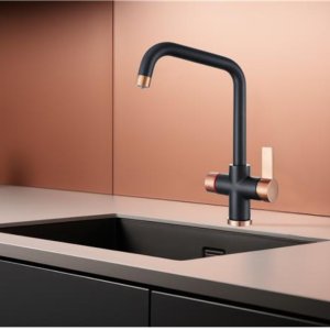 Westco Clever Alpina Instant 4-in-1 Digital Boiling Water Tap - Black/Copper (922223UK) - main image 3