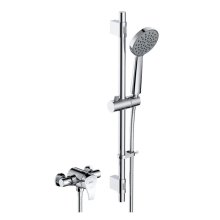 Buy New: Bristan Capri 3 Exposed Mini Valve Mixer Shower - Chrome (CAP3 SHXAR C)