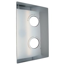 Bristan concealing plate - chrome (D282-016-B1)