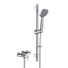 Buy New: Bristan Sonique 3 Exposed Mini Valve Mixer Shower - Chrome (SOQ3 SHXAR C)