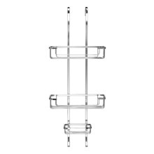 Croydex Hook Over Three Tier Basket - Chrome (QM264341)