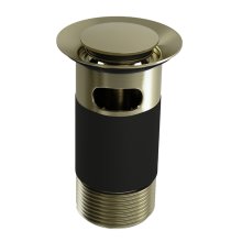 Top-Fix Basin Click Clack Waste - Slotted - Brushed Brass (TFIXBS6)