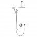 Aqualisa Quartz concealed shower with adjustable & fixed ceiling shower heads - Gravity Pumped (QZD.A2.BV.DVFC.18) - thumbnail image 1