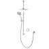 Aqualisa Unity Q Smart Shower Concealed with Adj and Ceiling Fixed Head - HP/Combi (UTQ.A1.BV.DVFC.23) - thumbnail image 1